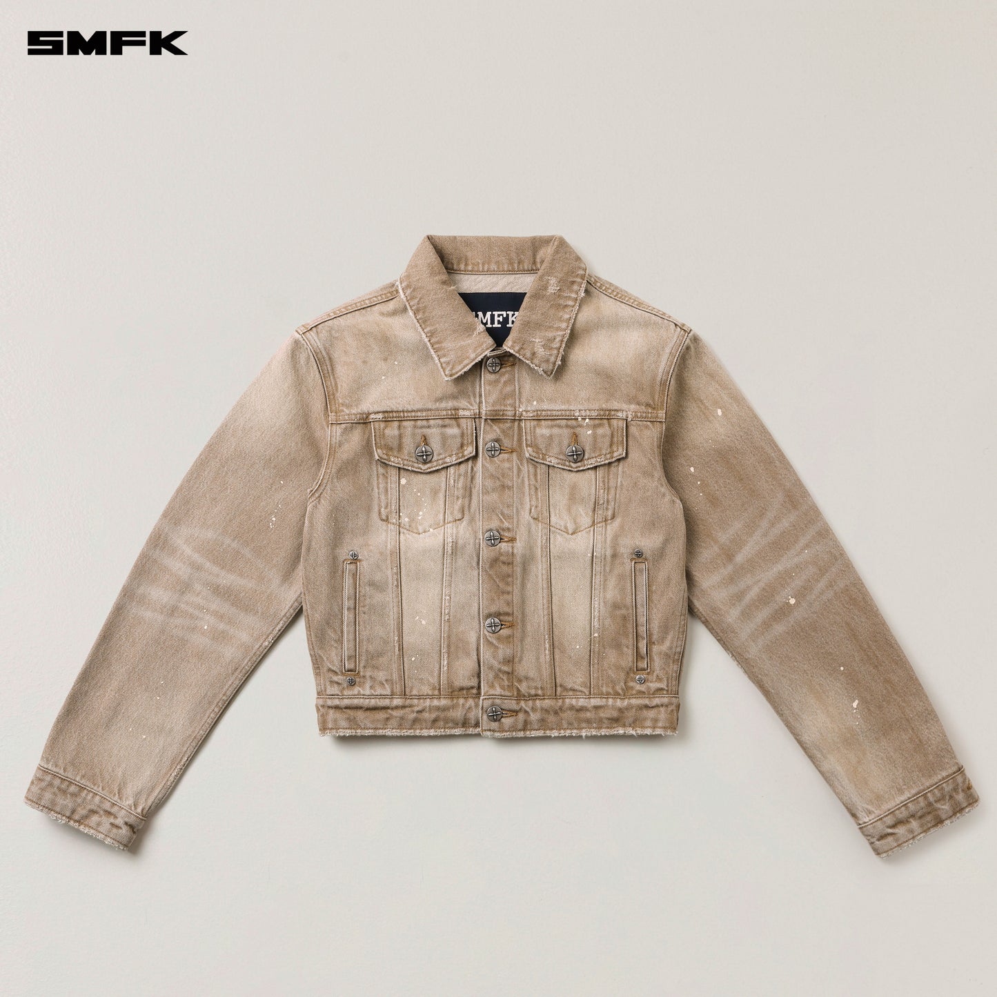 RAGE WILD Denim Jacket (HANDCRAFTED) Wild Cowboy Brown
