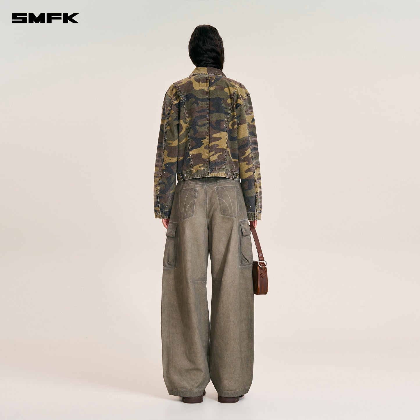 RAGE-WILD ORIGIN HANDCRAFT ENGINEER JACKET/GARMENT DYED Army Green Camouflage