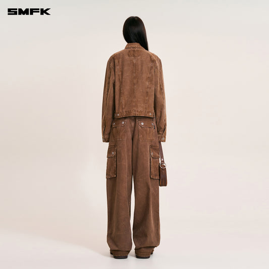 RAGE-WILD ORIGIN HANDCRAFT ENGINEER JACKET/GARMENT DYED Shadow Brown