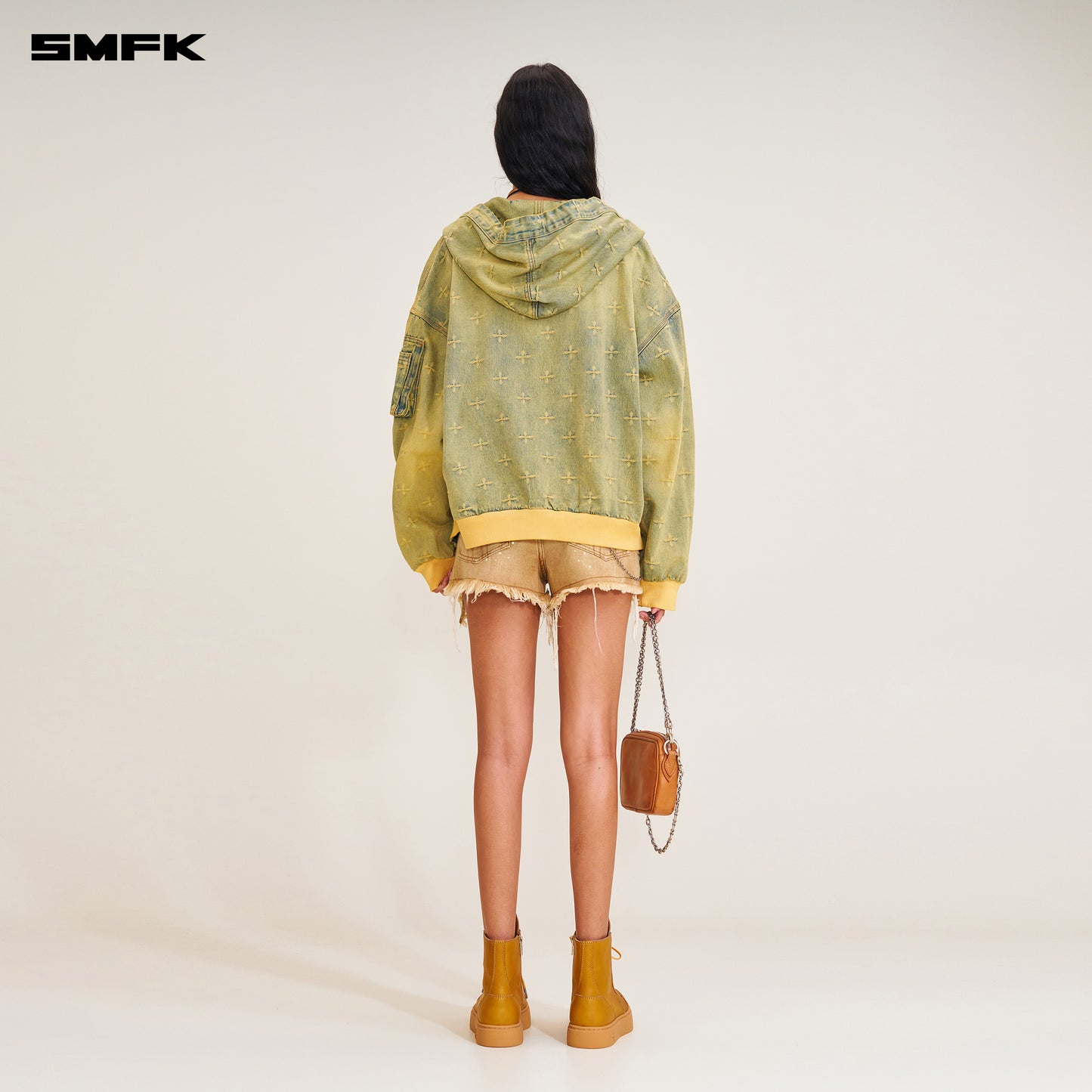 Ancient Myth Denim Oversized Hoodie Ancient Myth (Yellow)