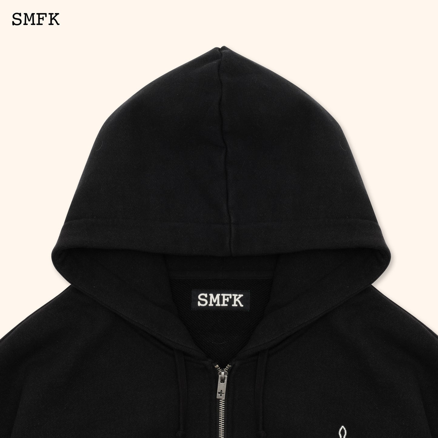COMPASS Classic Zip Hoodie Wilderness Black