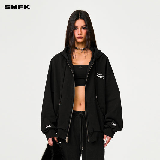 FUTURE DNA Oversized Hoodie Wilderness Black