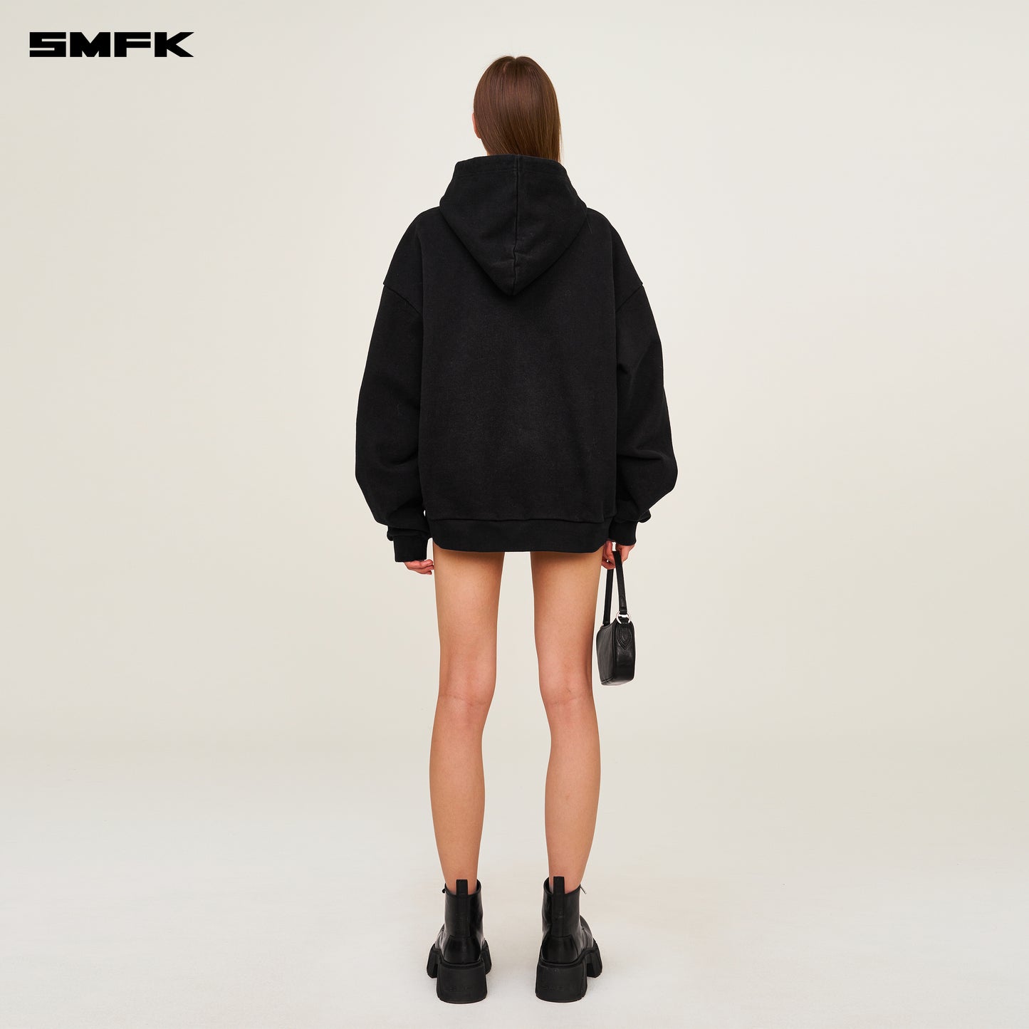 FUTURE DNA Chain Racing Oversized Hoodie Wilderness Black
