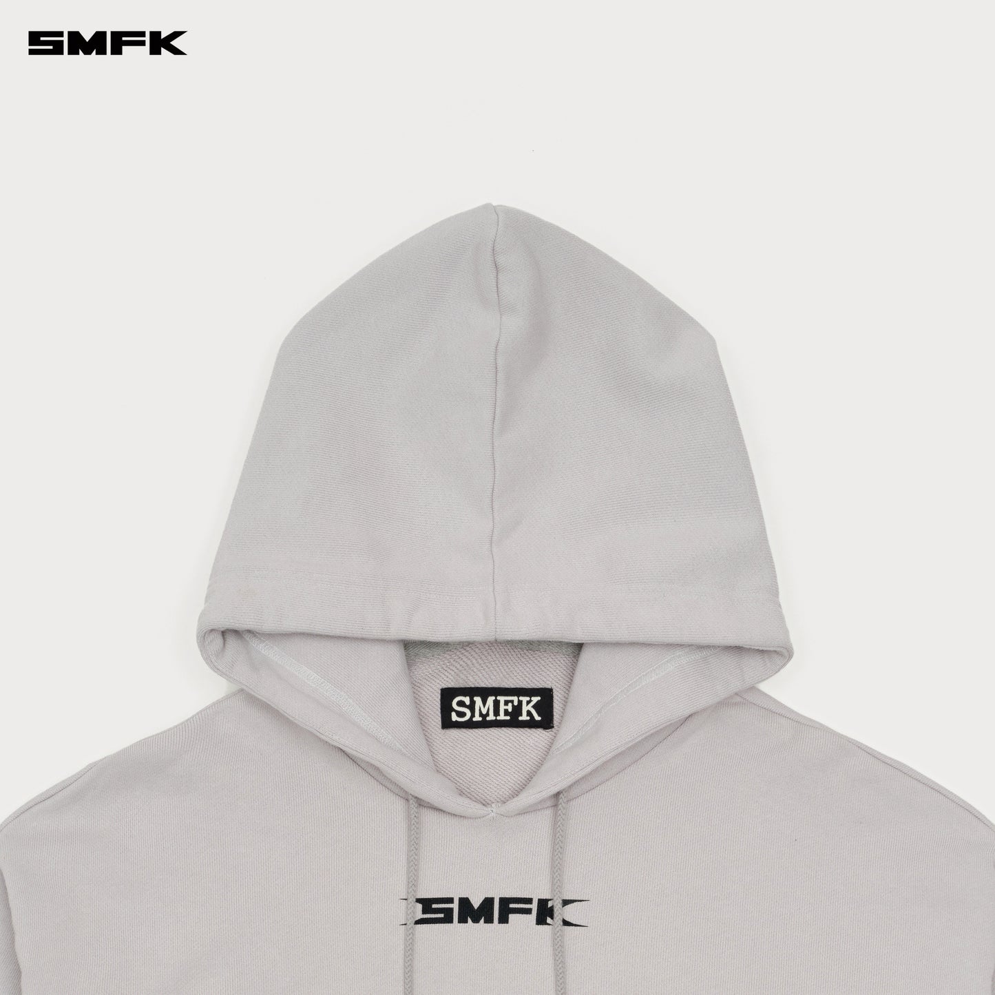 FUTURE DNA Chain Racing Oversized Hoodie Ash Gray