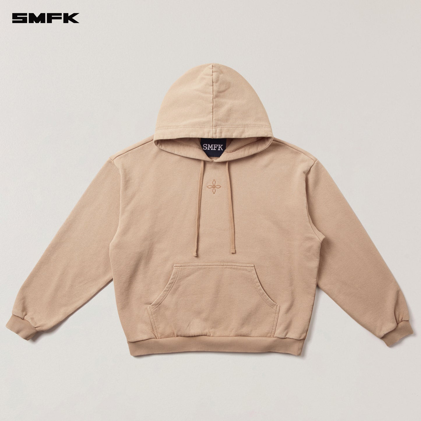 COMPASS MODE LOOSE HOODIE Sandy Khaki