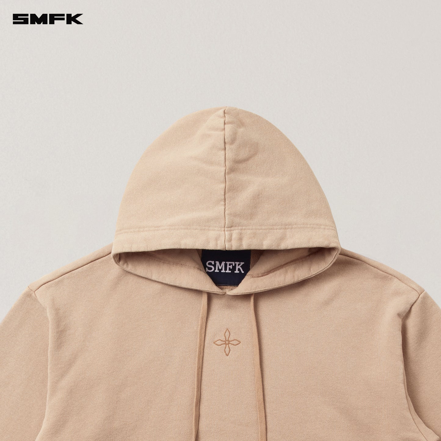 COMPASS MODE LOOSE HOODIE Sandy Khaki