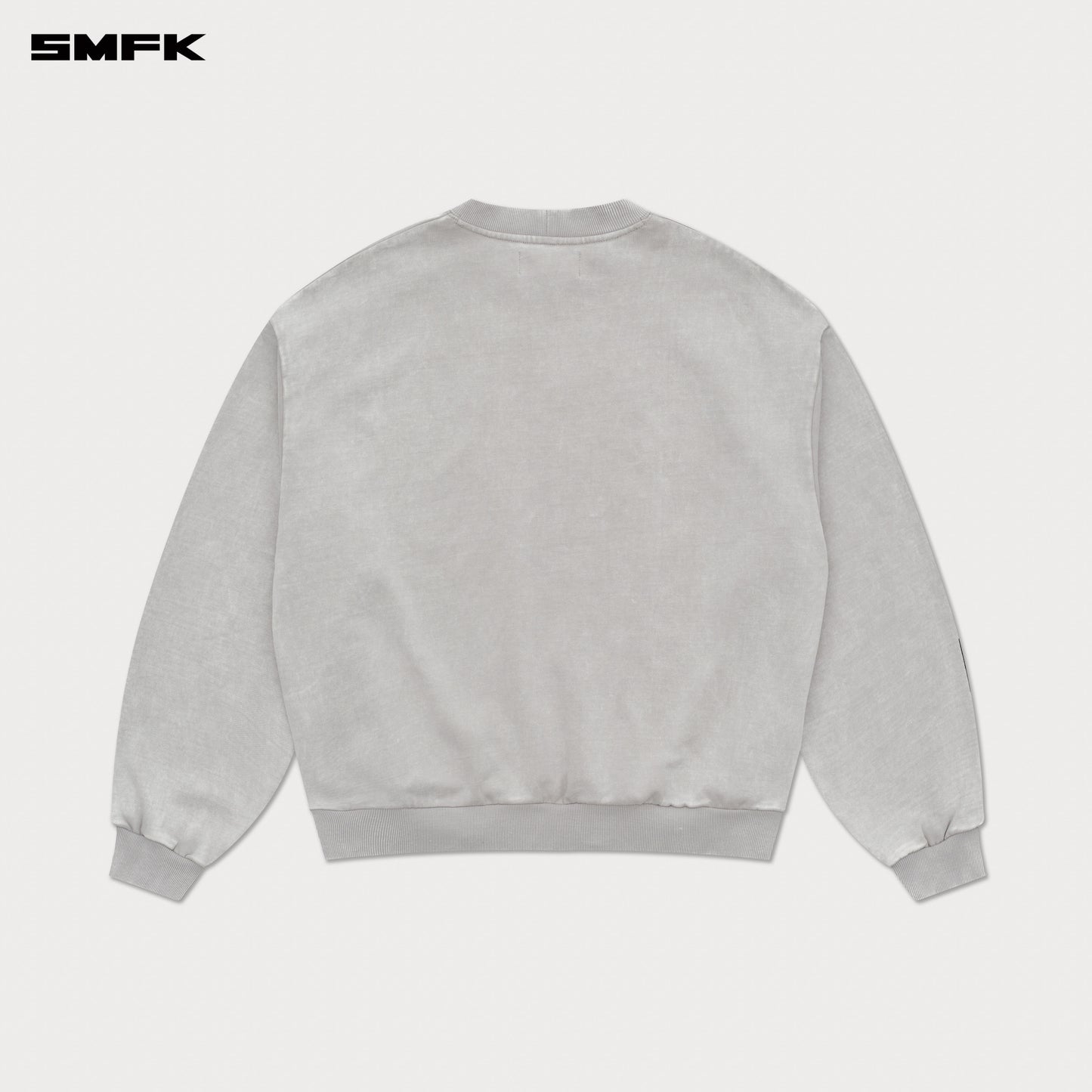 FUTURE DNA Chain Racing Oversized Sweatshirt Ash Gray