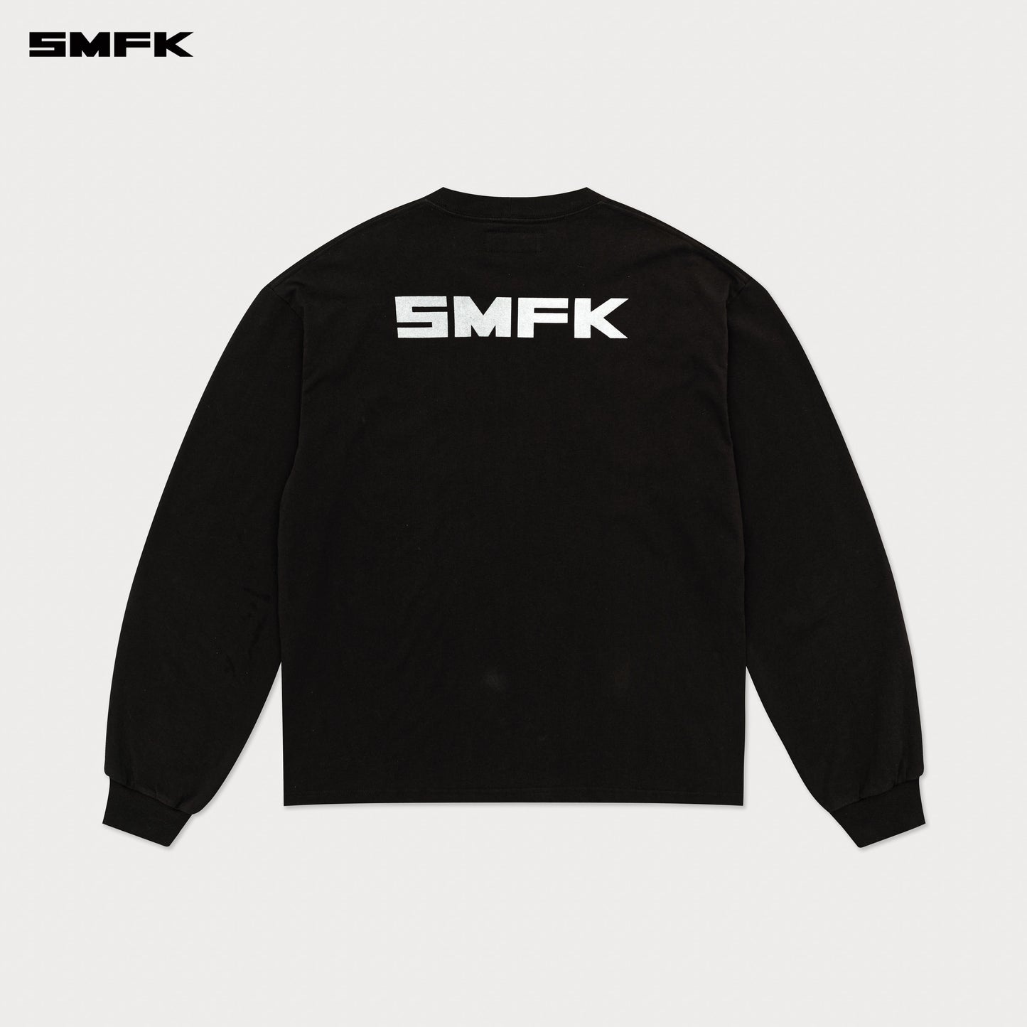 COMPASS Black Magnolia Oversized Sweatshirt Wilderness Black