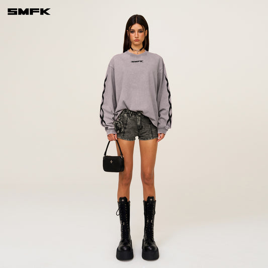 FUTURE DNA Long-Sleeve Top Ash Gray