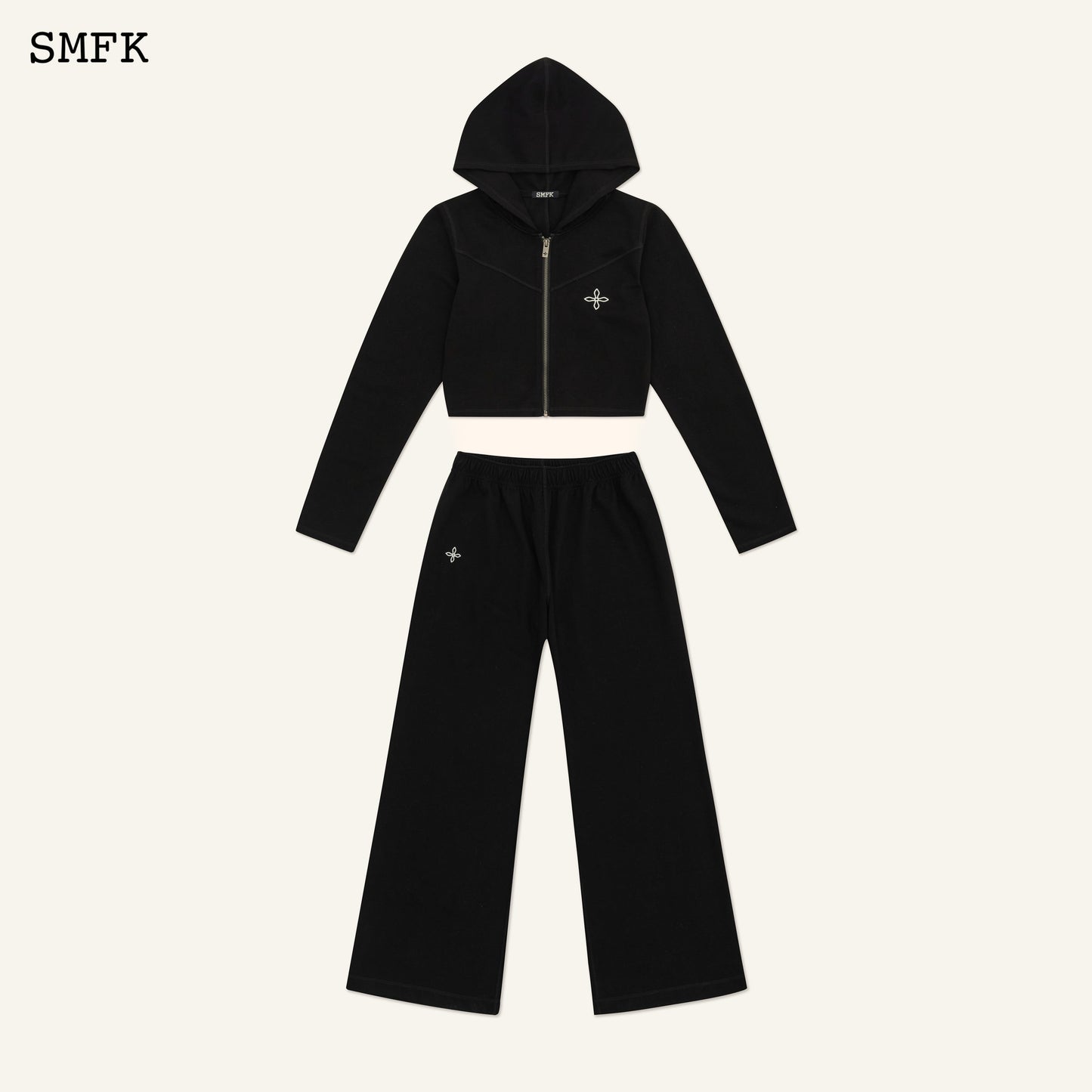 COMPASS ROVE Jogging Sports Suit Wilderness Black
