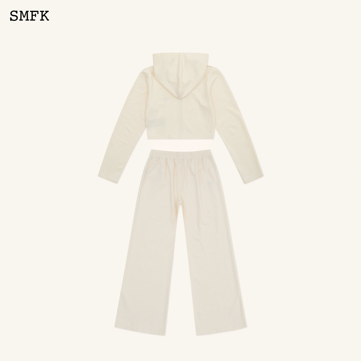 COMPASS ROVE Jogging Sports Suit Cream White