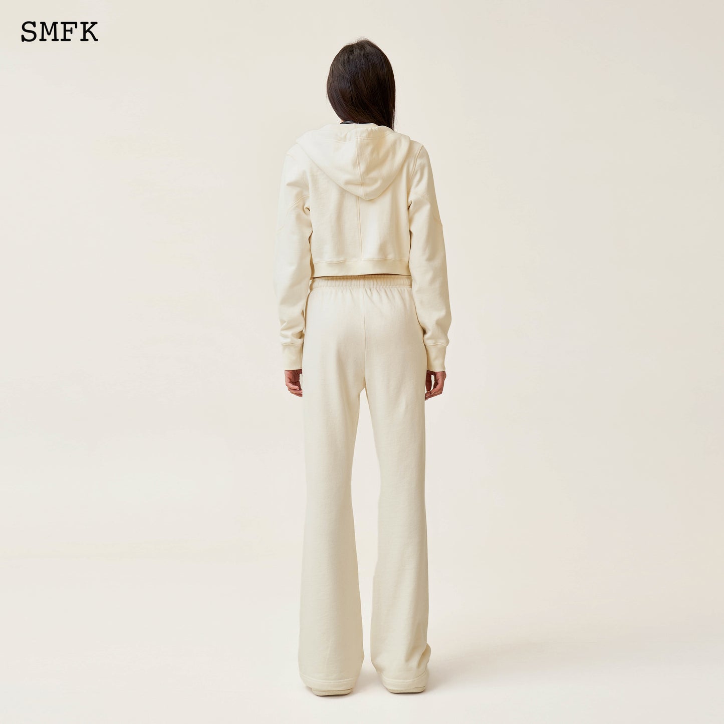 COMPASS ROVE Jogging Sports Suit Cream White