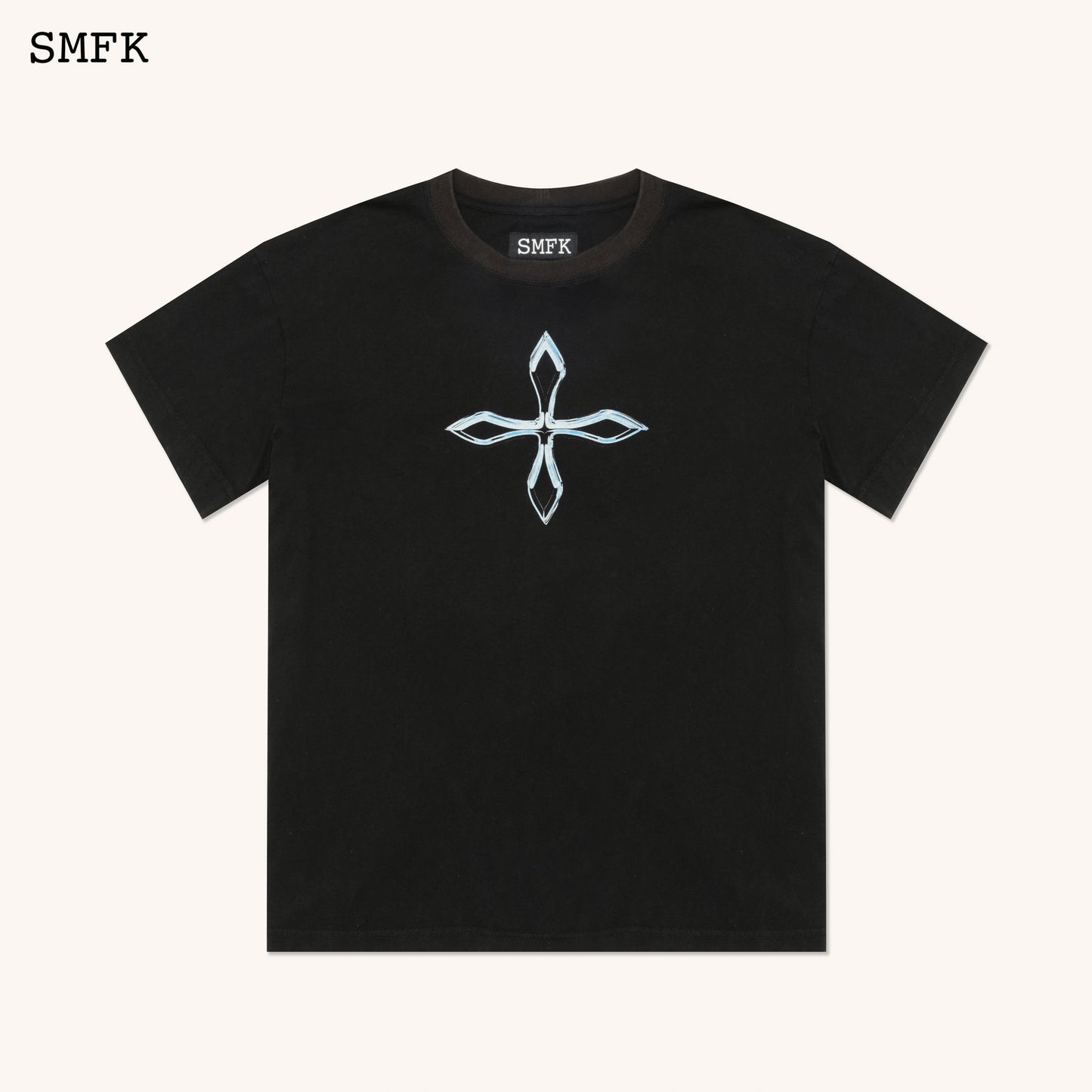 COMPASS Dreamland Vintage Oversize Tee Wilderness Black