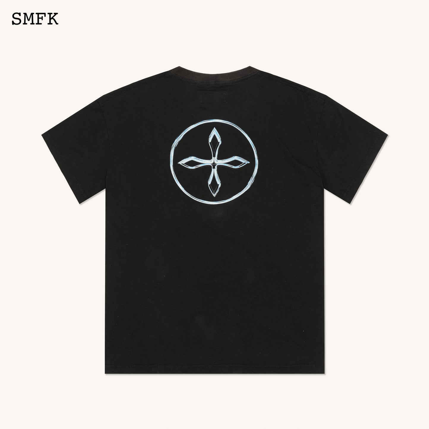 COMPASS Dreamland Vintage Oversize Tee Wilderness Black