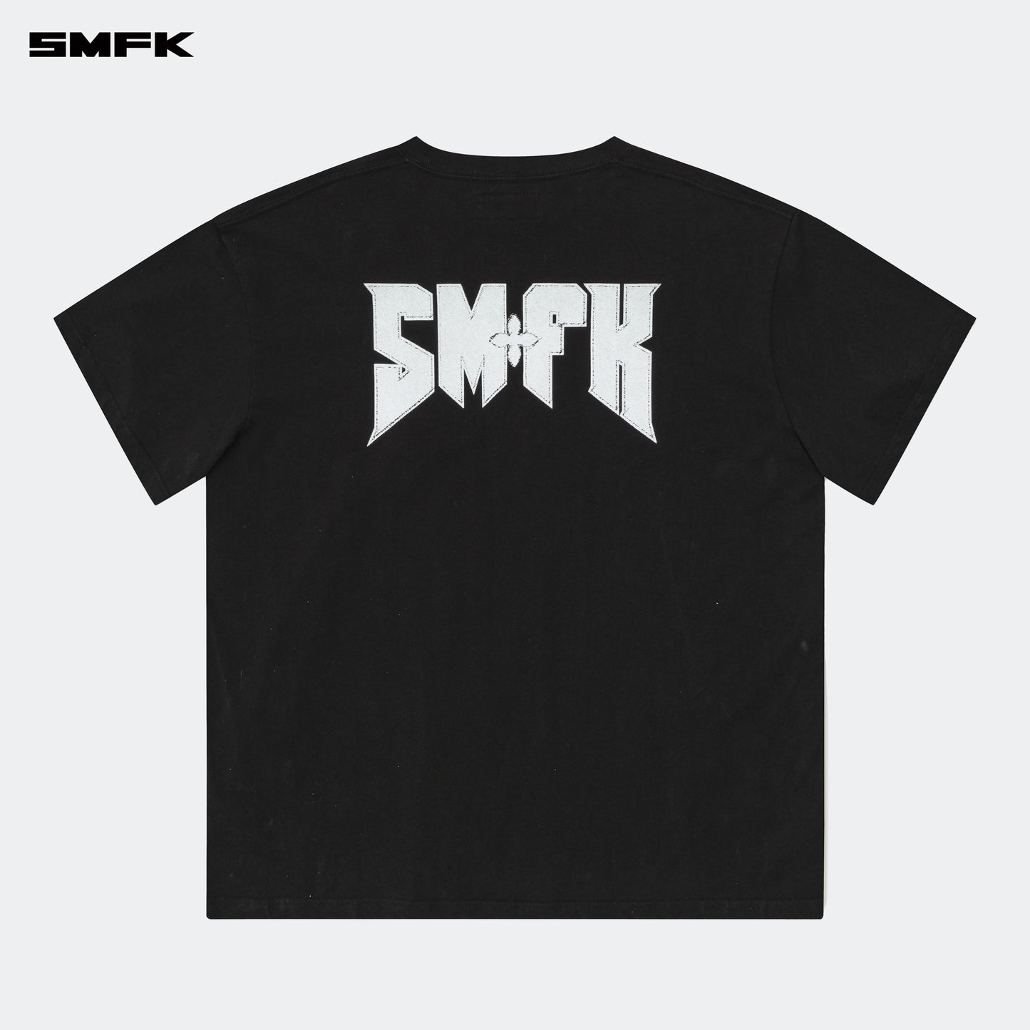 COMPASS SMFK Metal Rock Loose Tee Wilderness Black