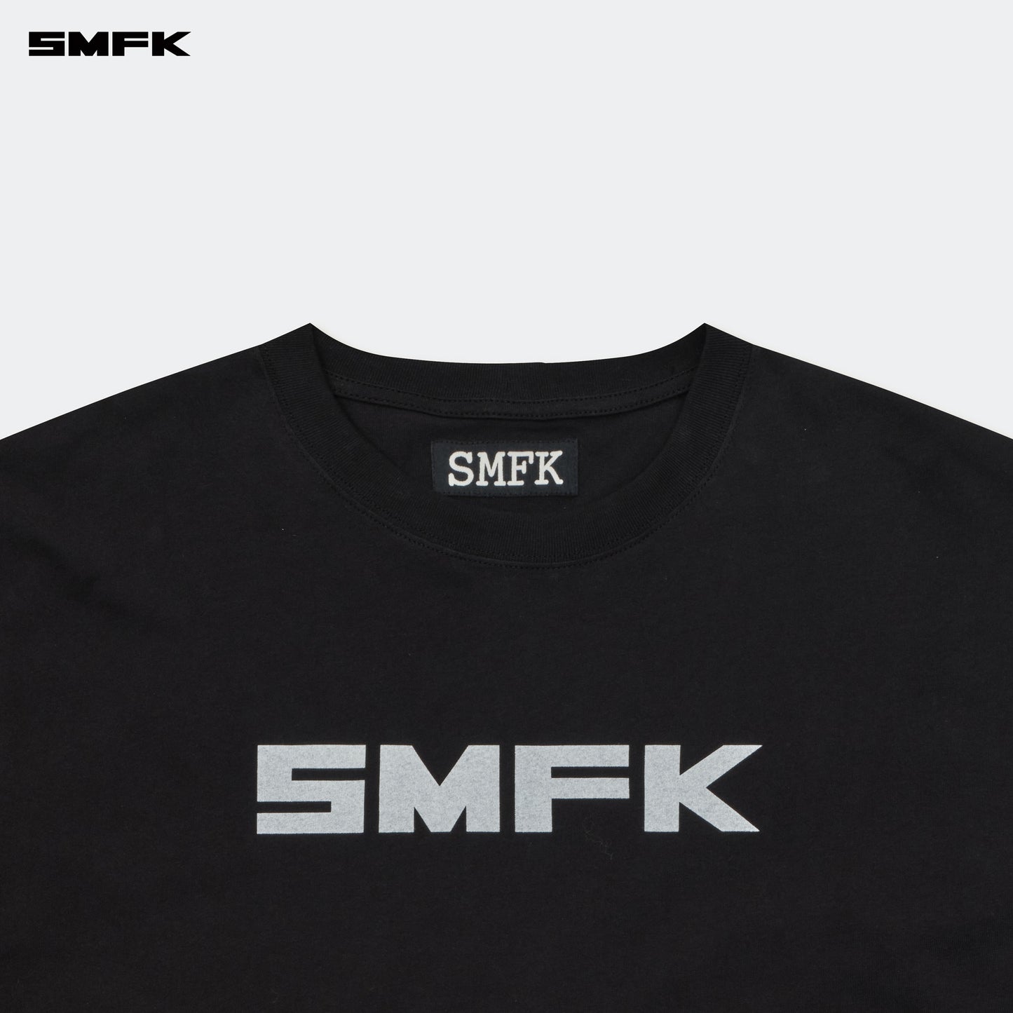 FUTURE SMFK Logo Standard Loose Tee Midnight Black