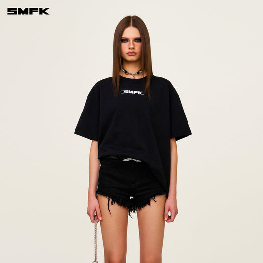 SMFK Beverly Hills Club Oversized Tee Wilderness Black