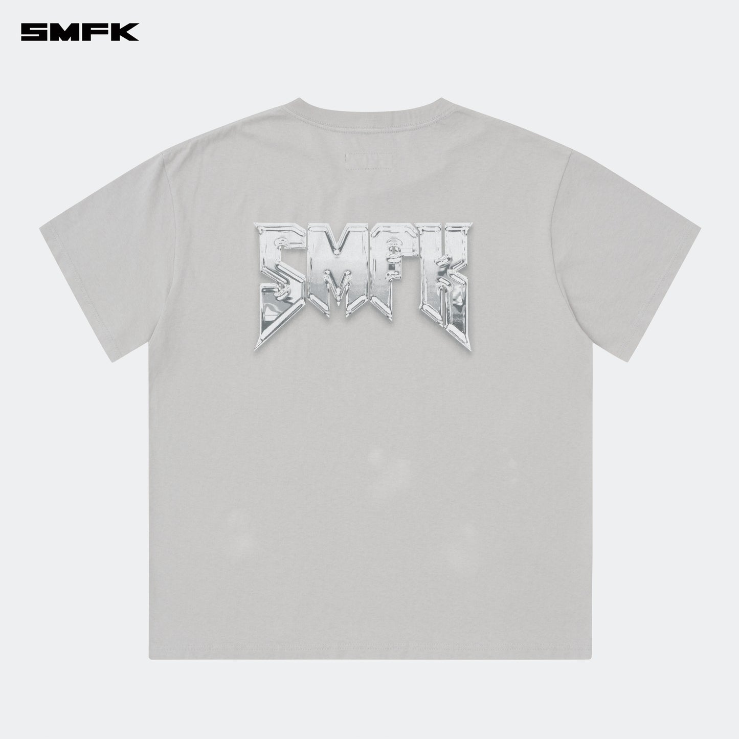 COMPASS SMFK Metal Rock Loose Tee Ash Gray