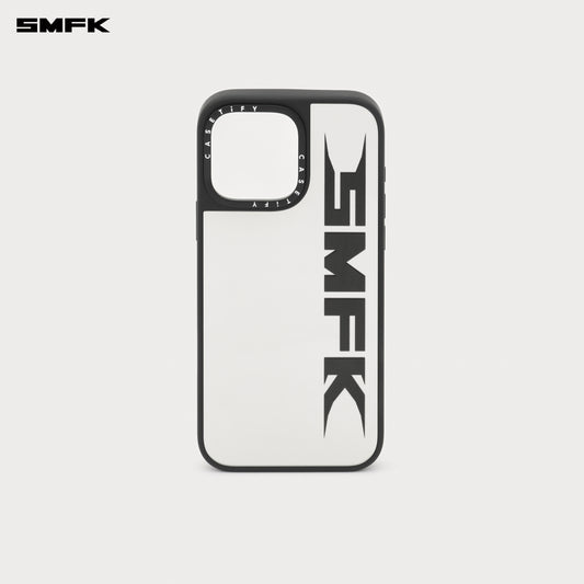 SMFK X CASETiFY FUTURE Phone Case iPhone 16 Pro Max Silver Mirror
