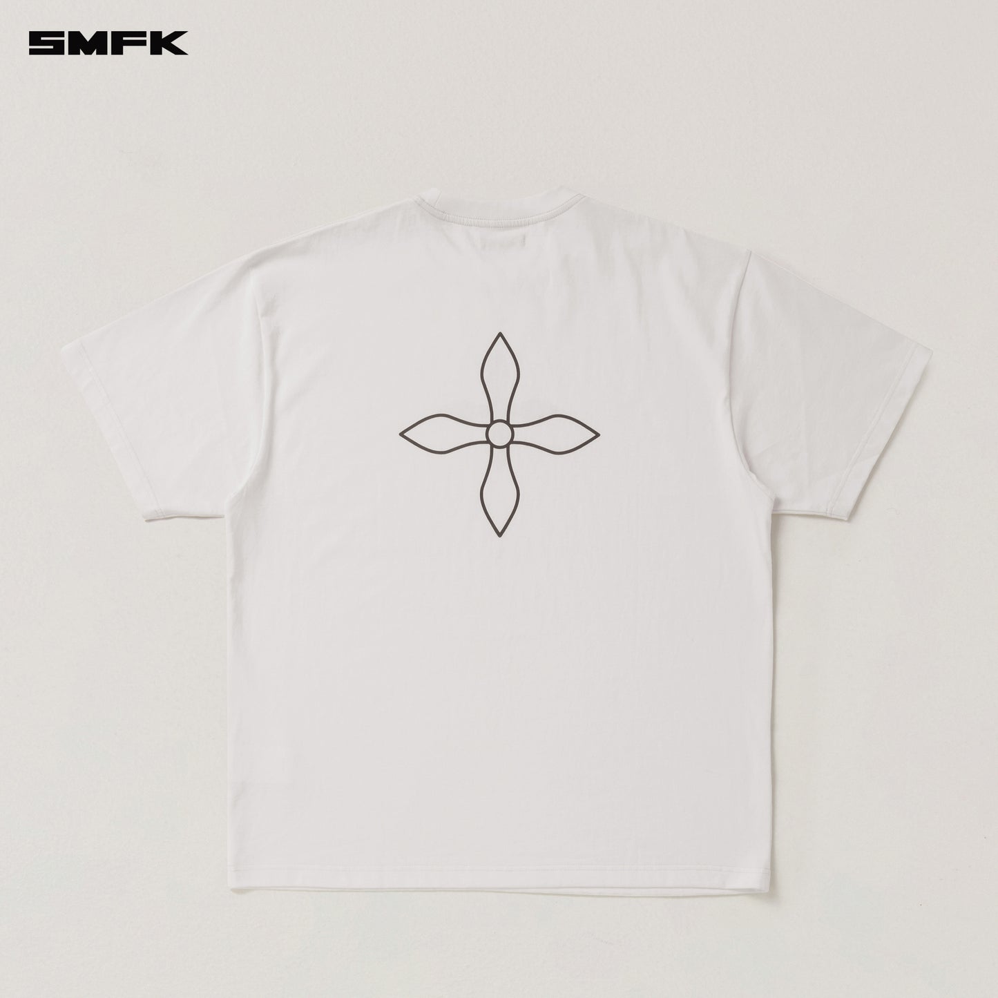 VINTAGE COMPASS MODE LOOSE TEE Alpine White