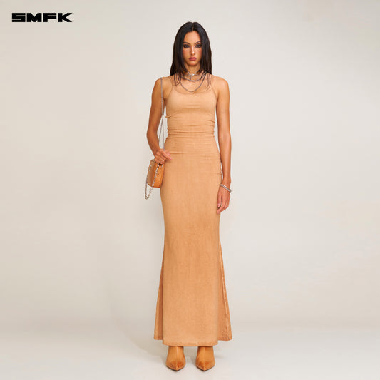 VINTAGE HURRICANE Fade Long Dress Fading Desert