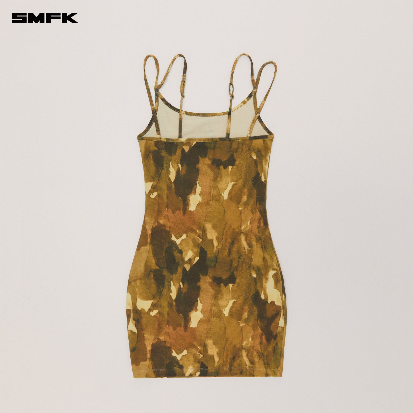 VINTAGE HURRICANE Fade Short Dress Chinese Ink Camouflage