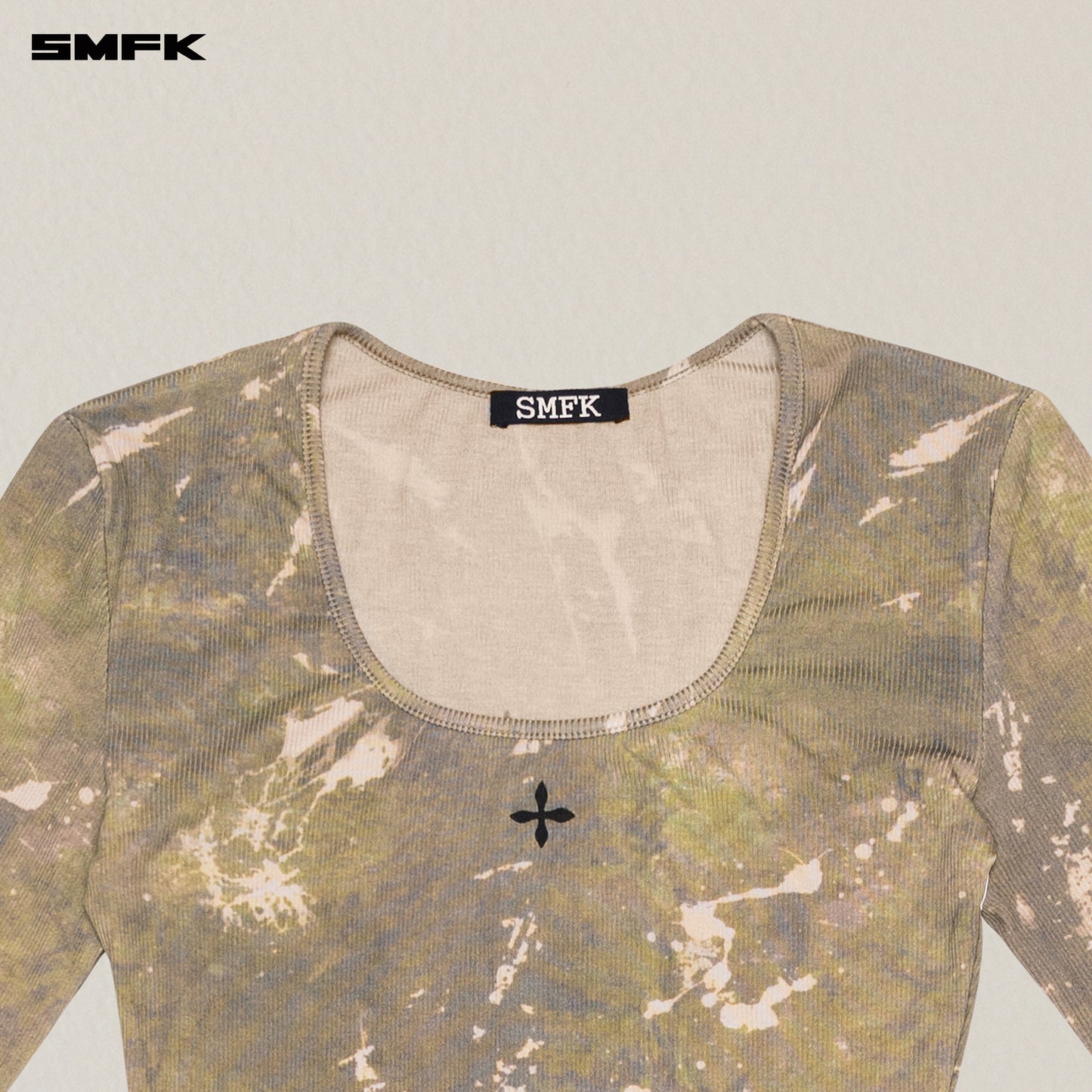 VINTAGE HURRICANE Silk Fade Body Dress Hurricane  Camouflage
