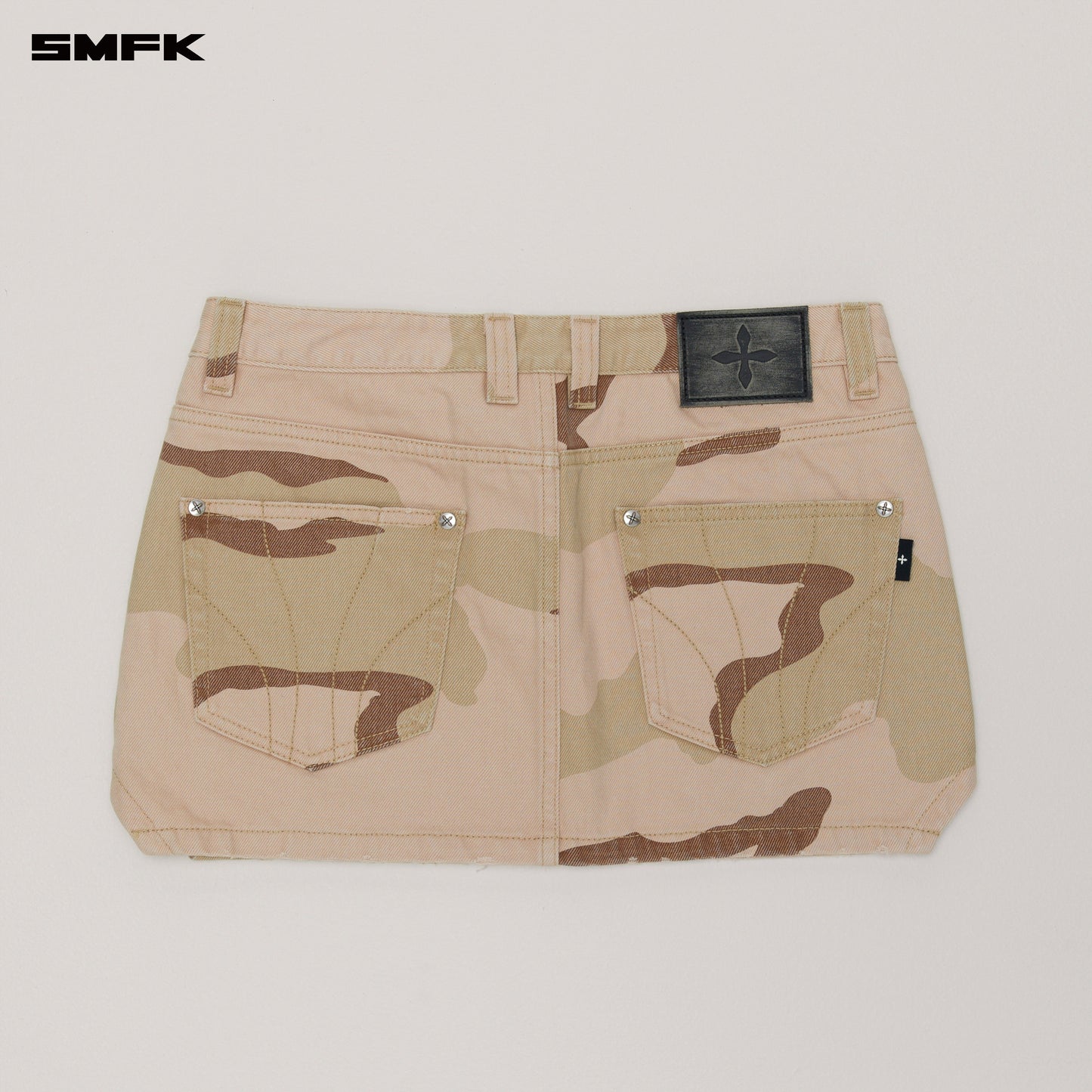 COMPASS WILD Origin Denim Skirt Desert Storm Camo
