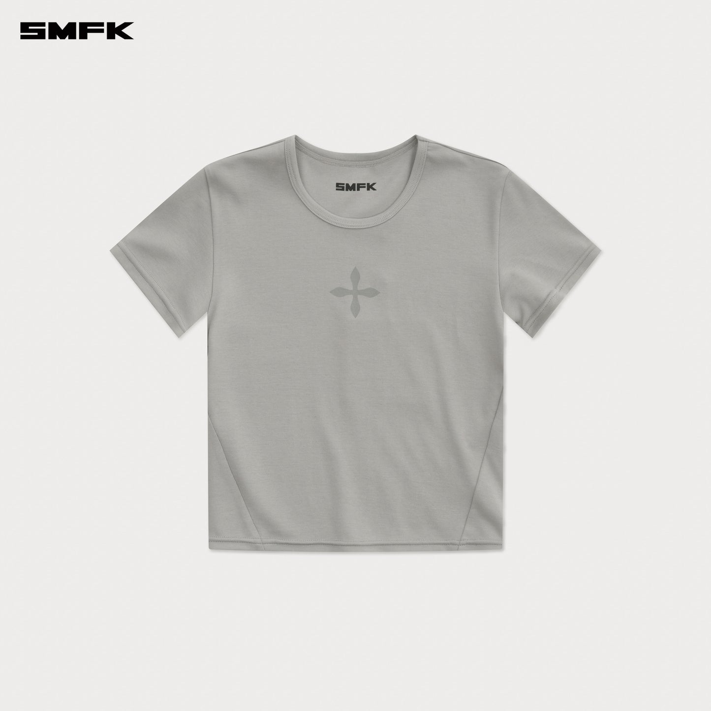 COMPASS Classic Sports Tight Tee Ash Gray