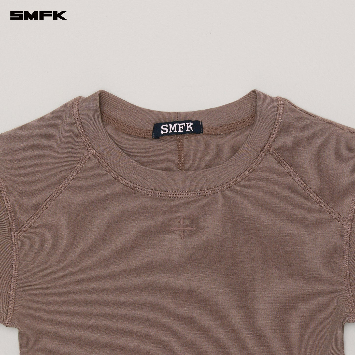 COMPASS Performance Slim Fit Tee Deep Nude