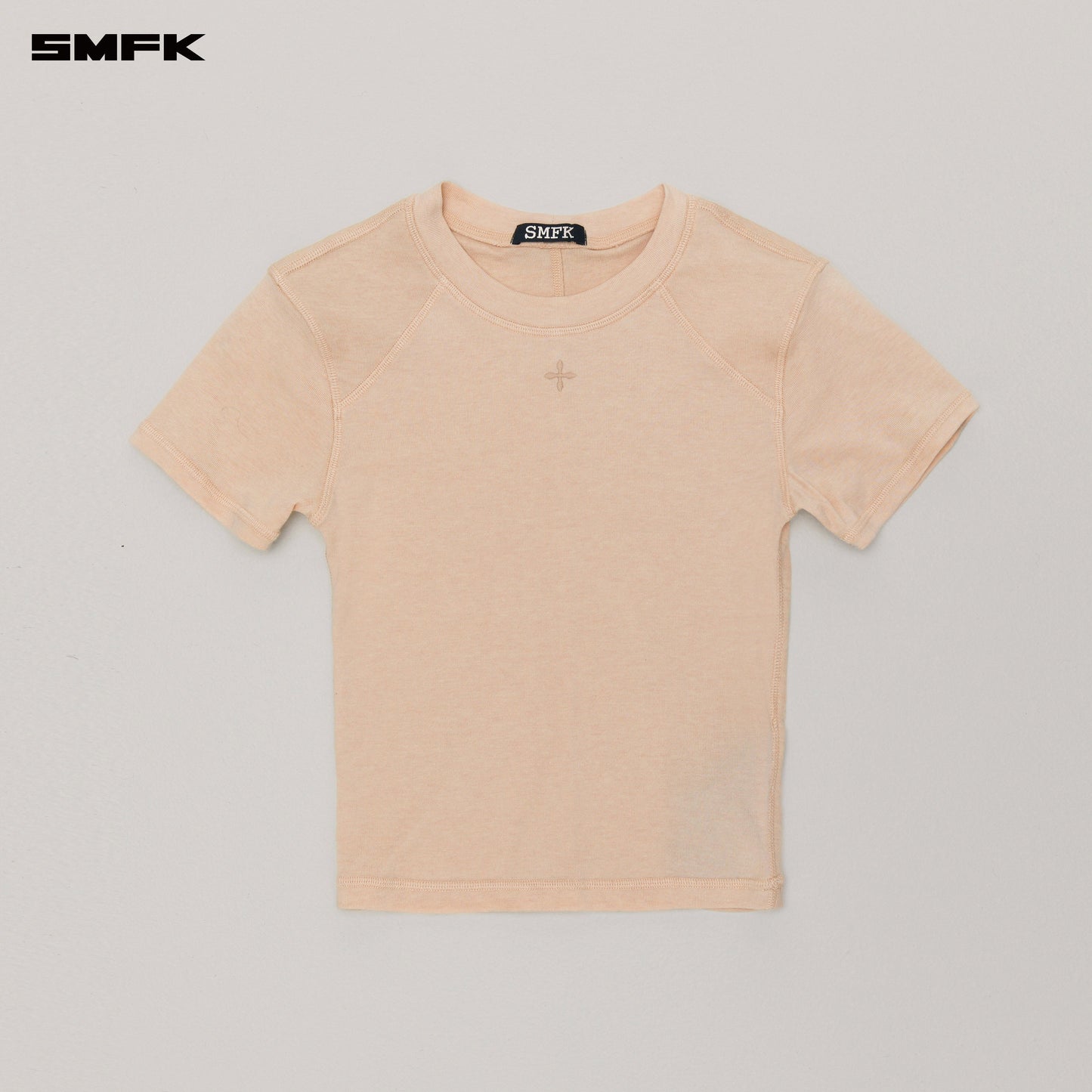 COMPASS Performance Slim Fit Tee Linen Beige
