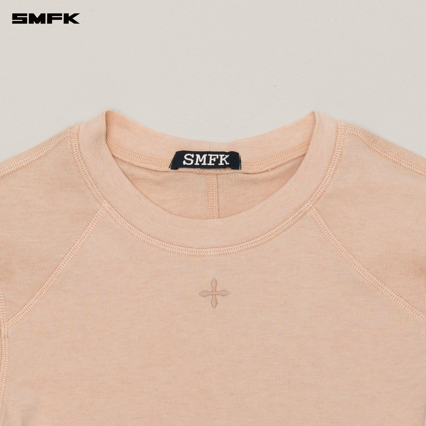 COMPASS Performance Slim Fit Tee Linen Beige