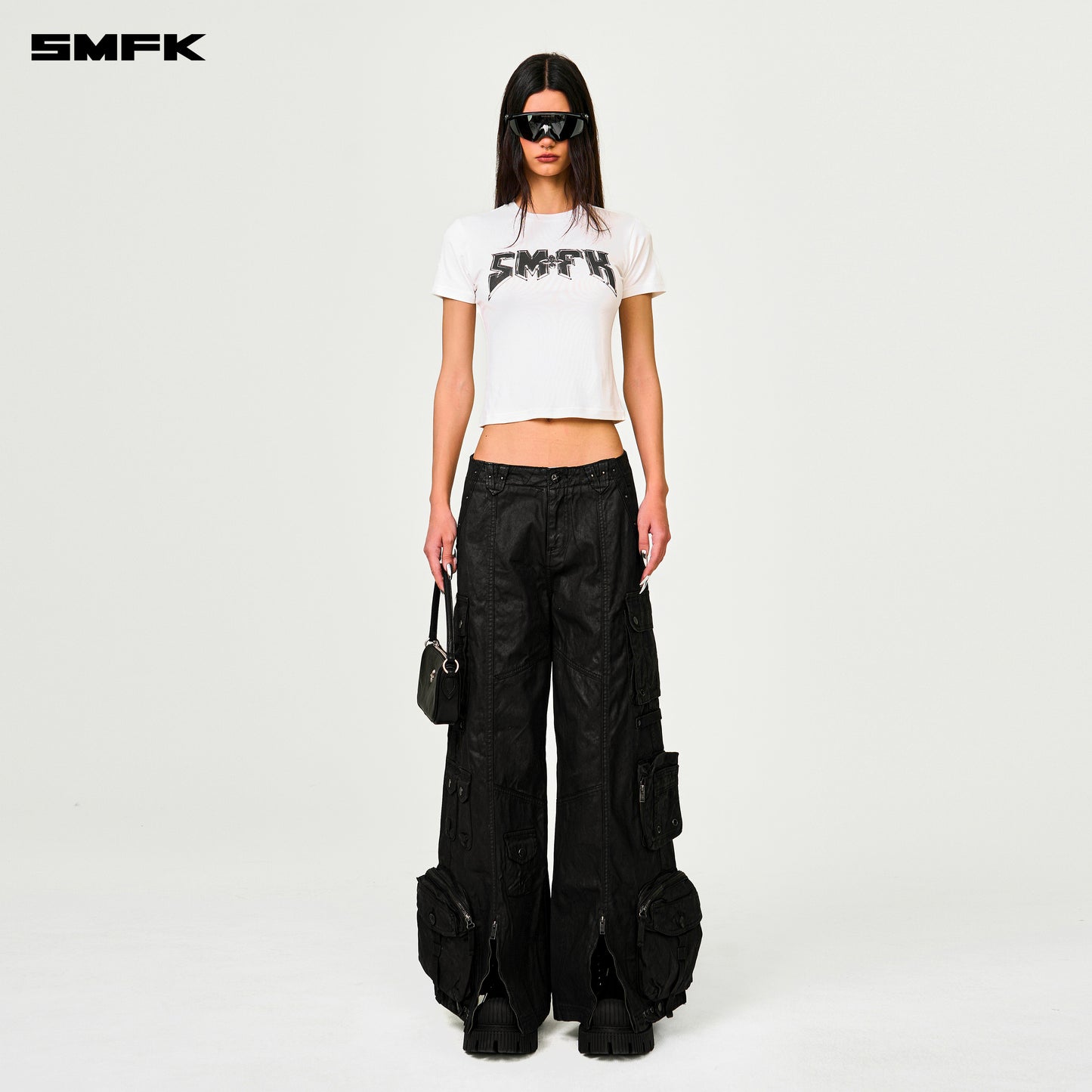 COMPASS Metal Rock Silm-fit Tee Alpine White