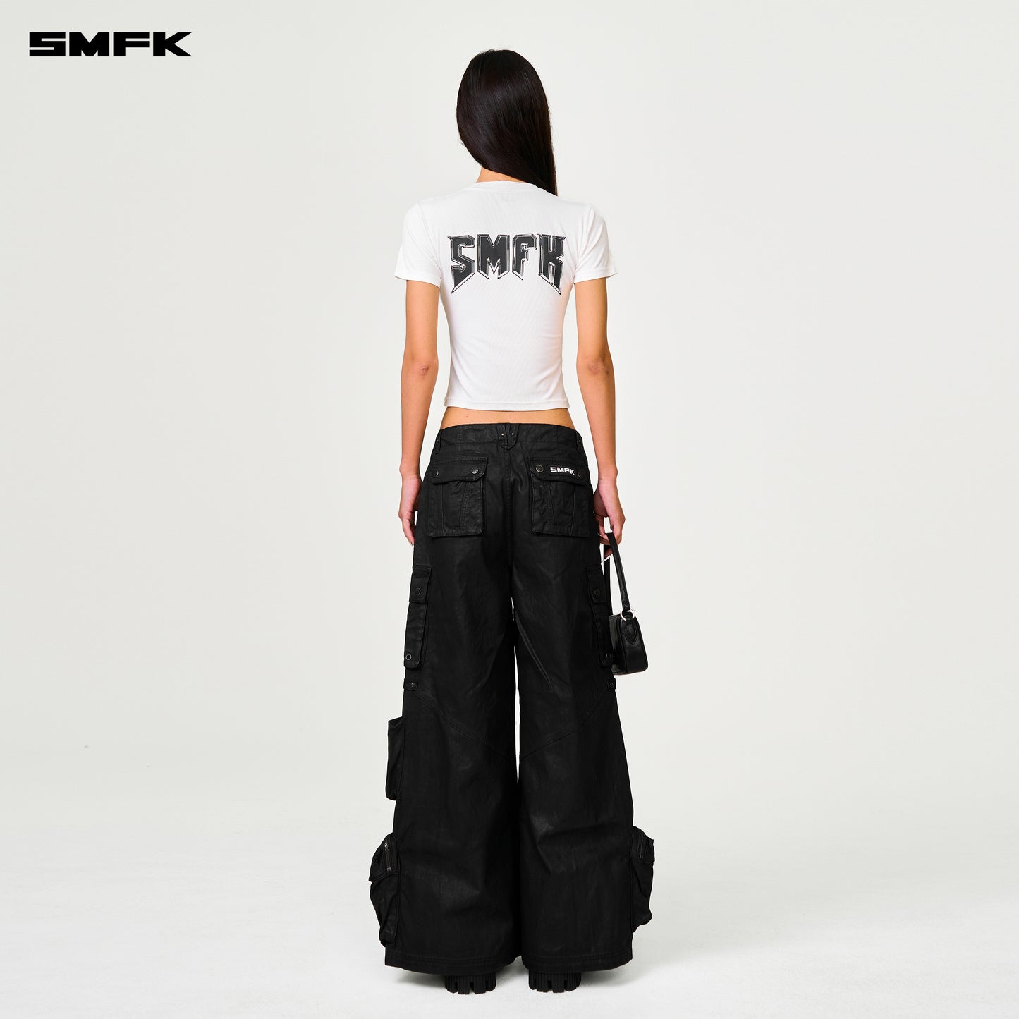 COMPASS Metal Rock Silm-fit Tee Alpine White