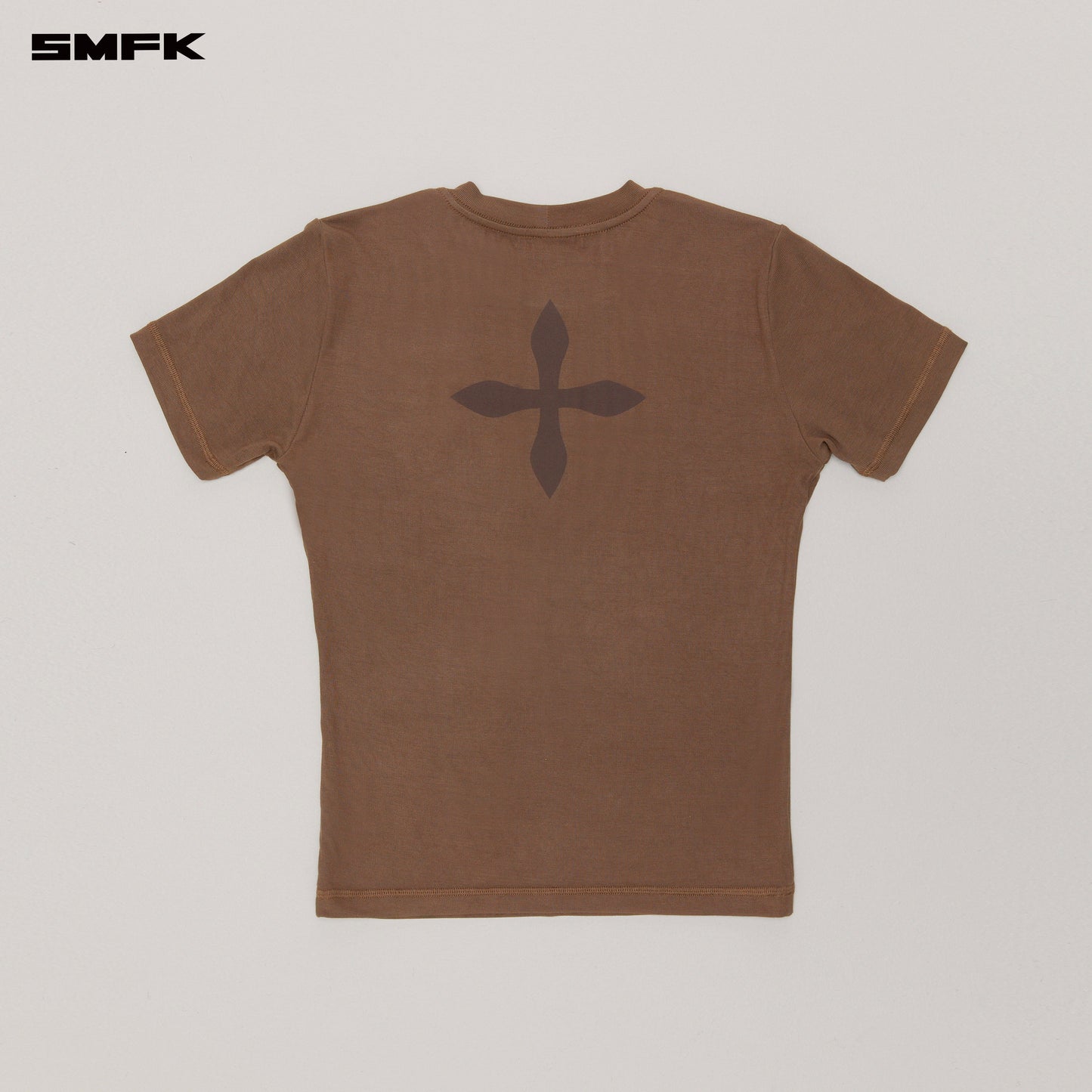 COMPASS ORIGINAL Badge Slim Fit Tee Wild Horse Brown