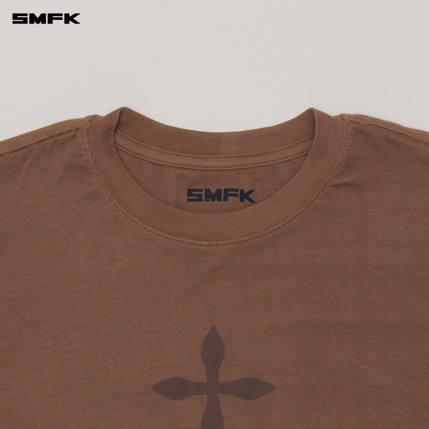 COMPASS ORIGINAL Badge Slim Fit Tee Wild Horse Brown