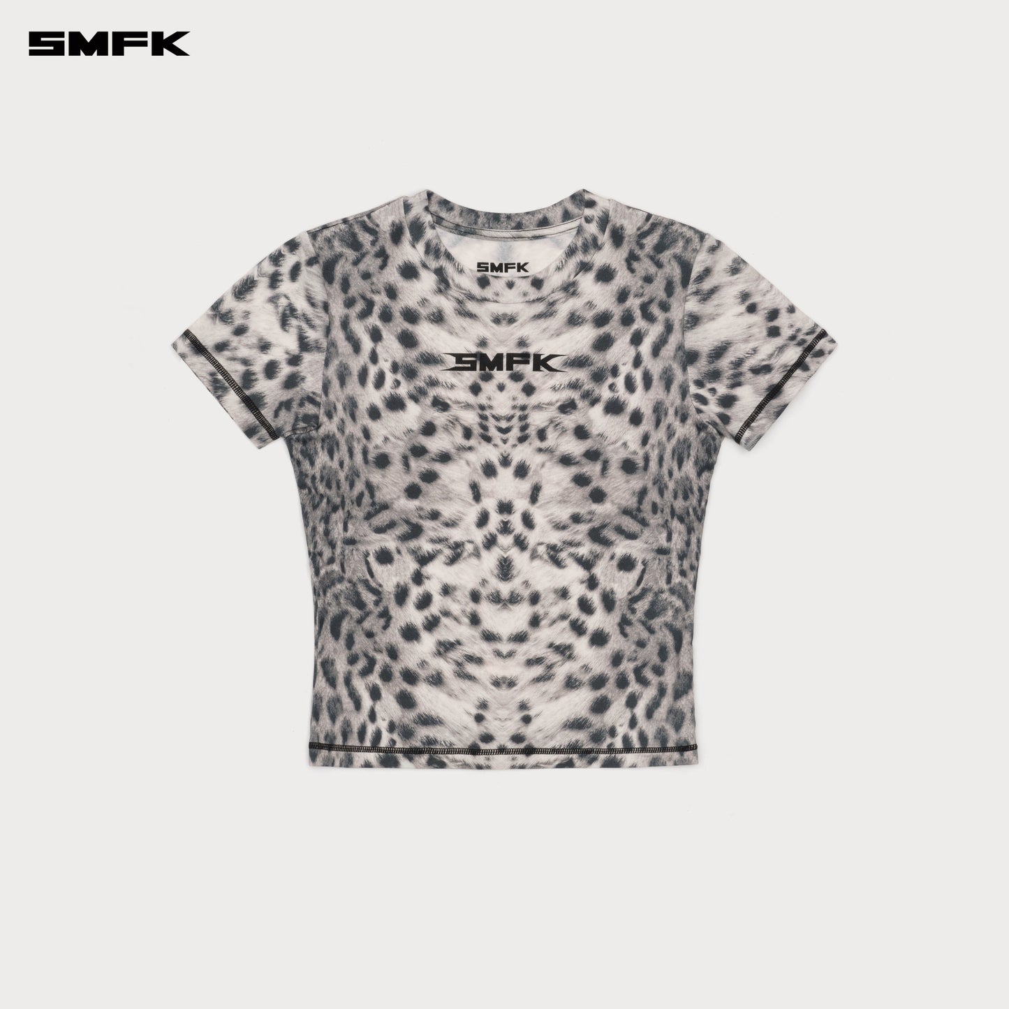 FUTURE X Ripple Sports Slim-fit Tee Snow Leopard