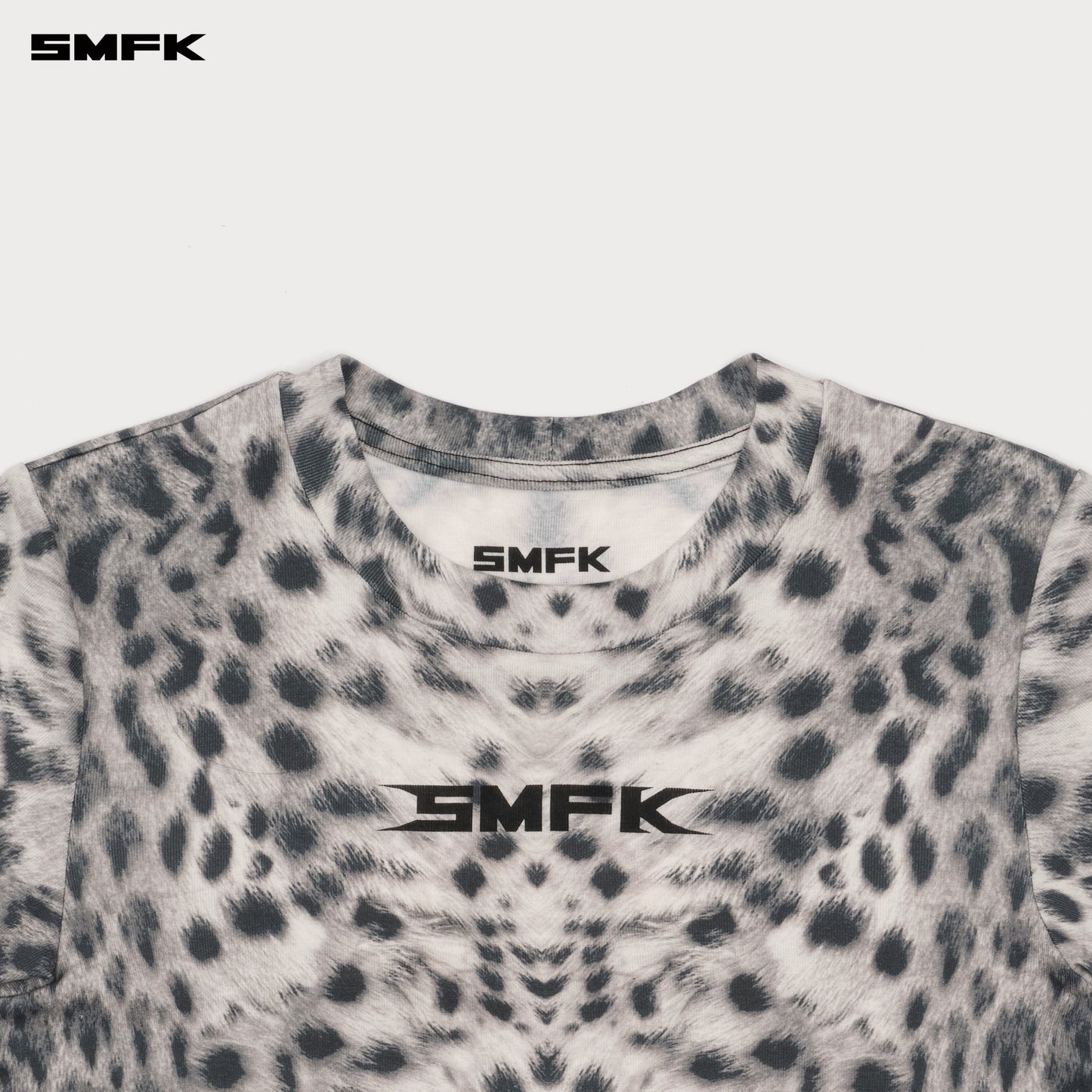 FUTURE X Ripple Sports Slim-fit Tee Snow Leopard