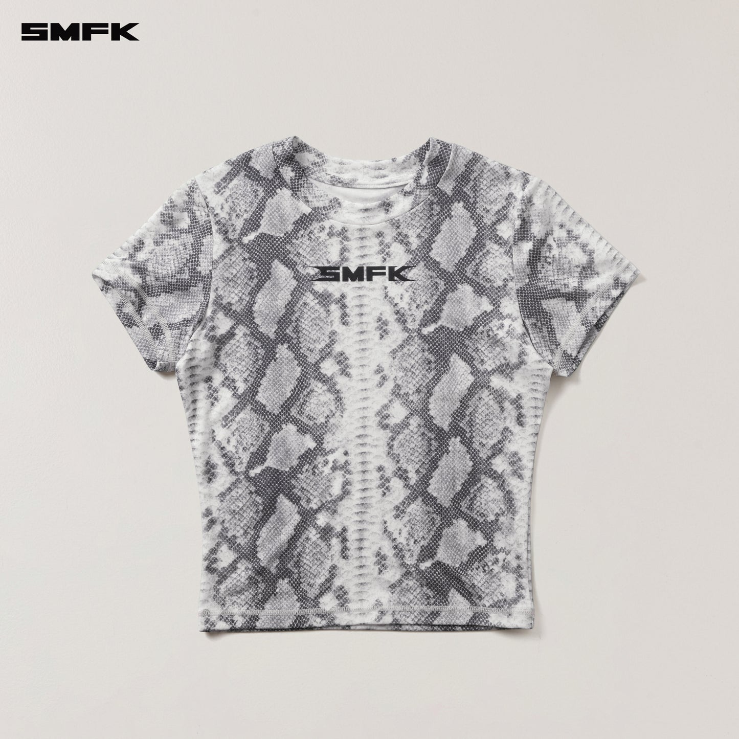 FUTURE X RIPPLE SPORTS SLIM TEE Ivory Serpent