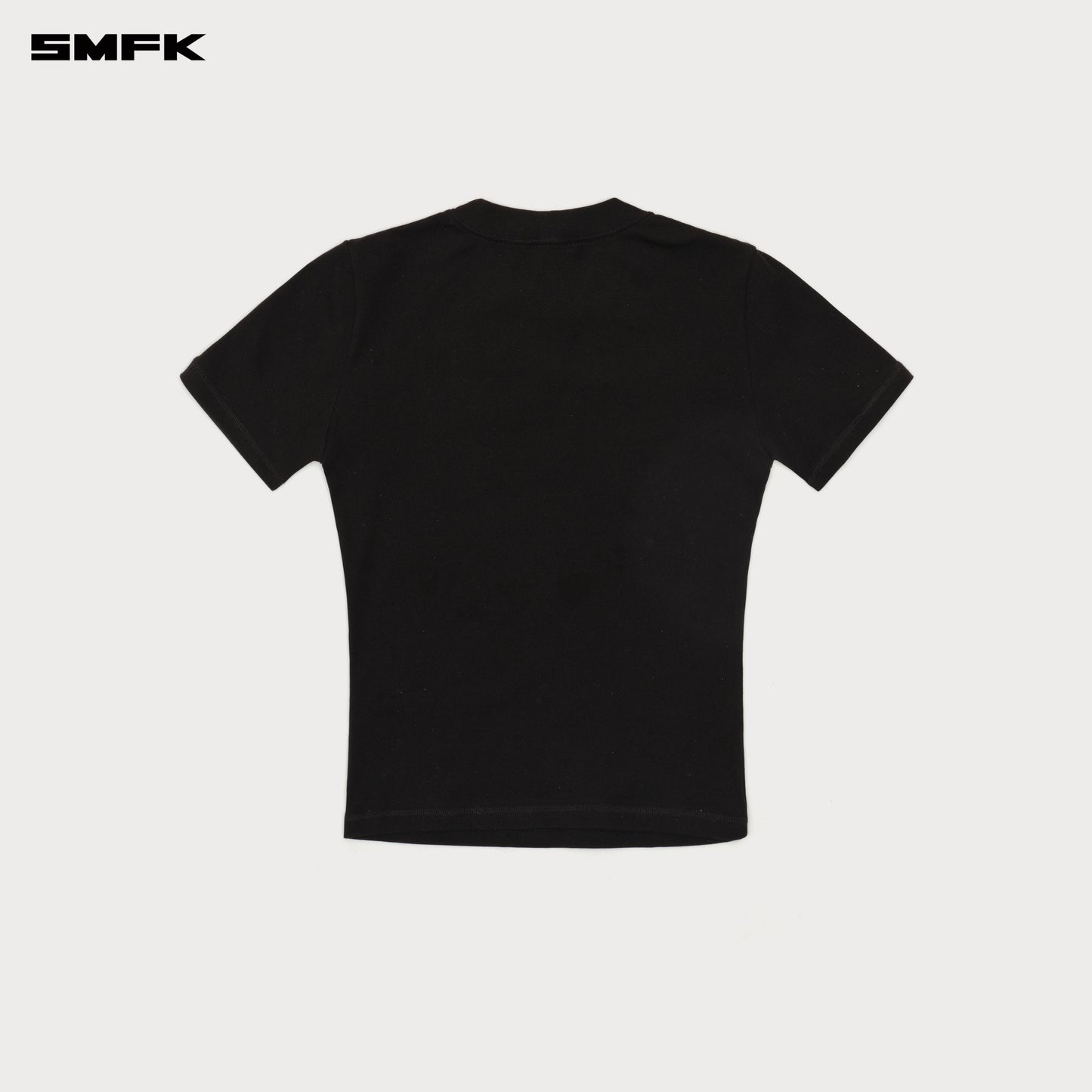 COMPASS Badge Fitted Waist Tee Wilderness Black