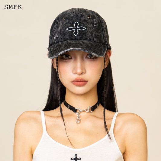 COMPASS Denim Baseball Cap Wilderness Black