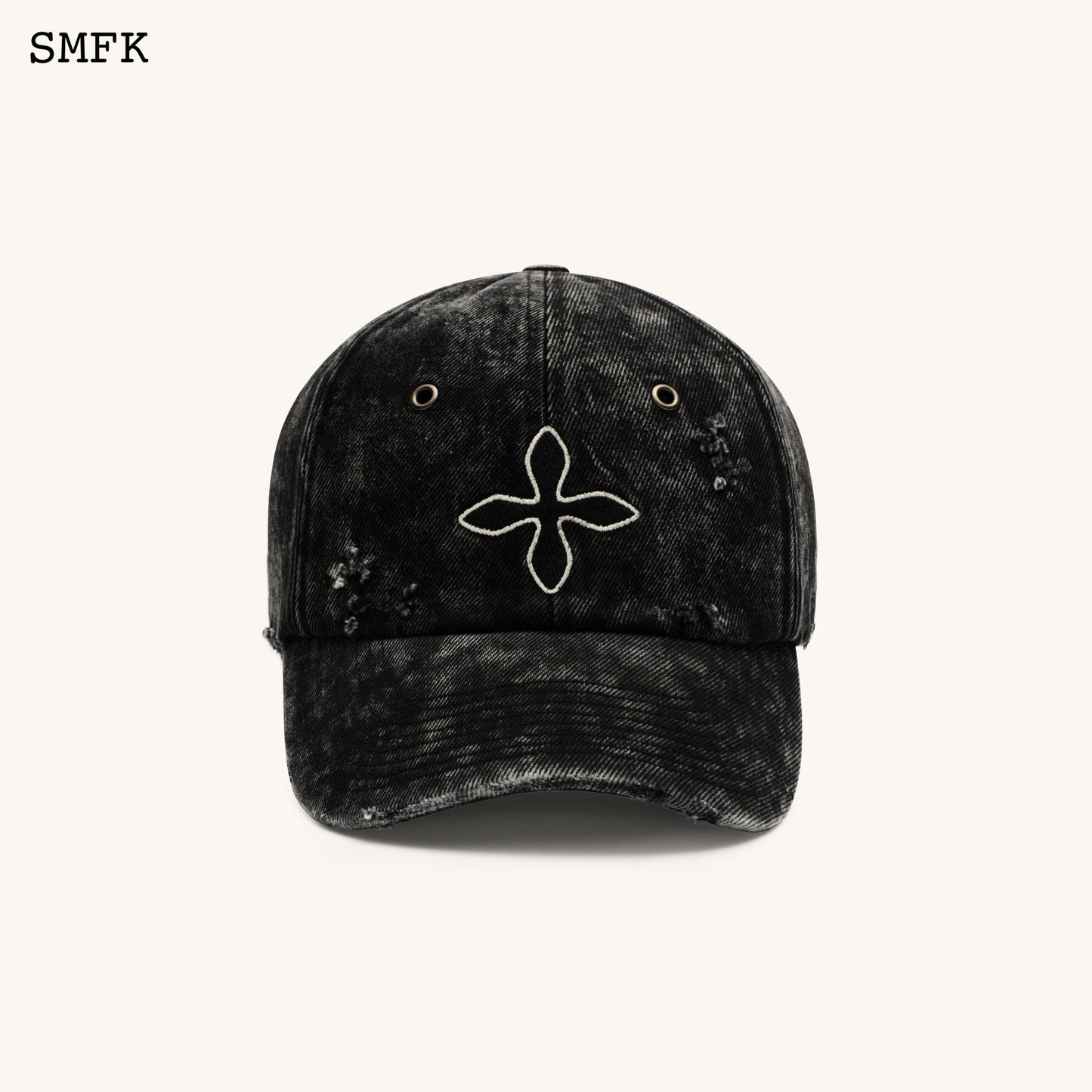 COMPASS Denim Baseball Cap Wilderness Black