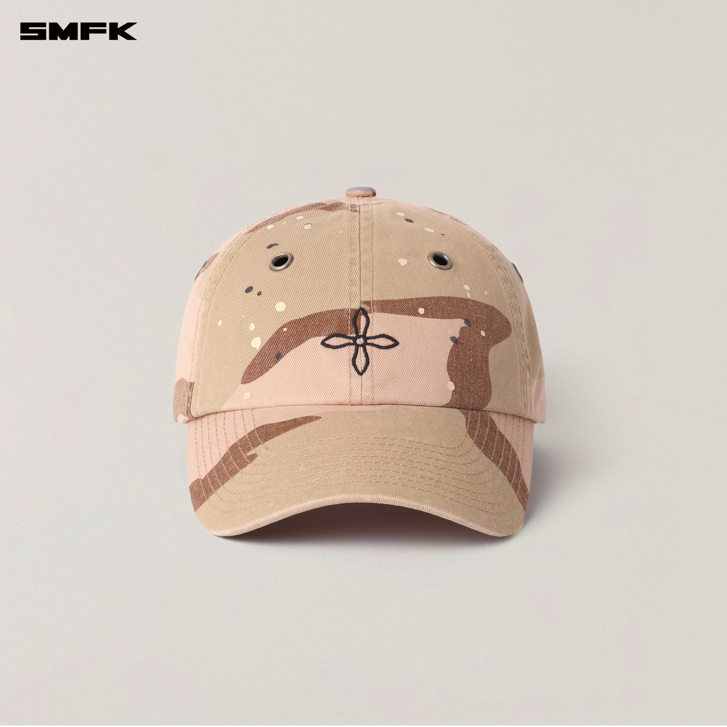 COMPASS BADGE CAMO Cargo Cap Desert Storm Camo