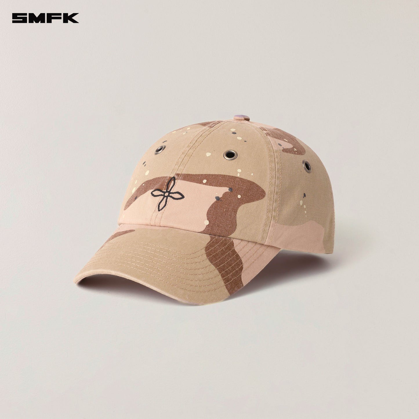 COMPASS BADGE CAMO Cargo Cap Desert Storm Camo