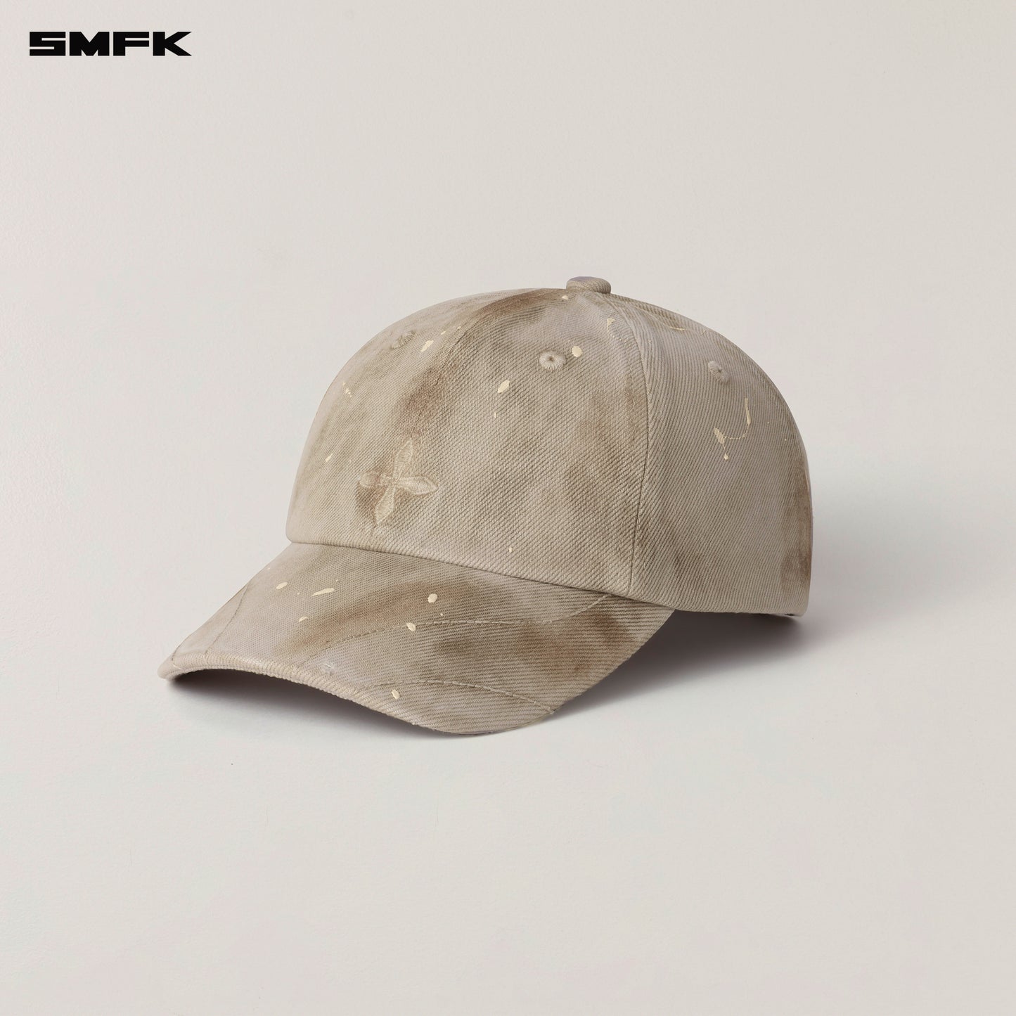 RAGE WILD Handcraft Drip Dyed Denim Cap Wild Brown