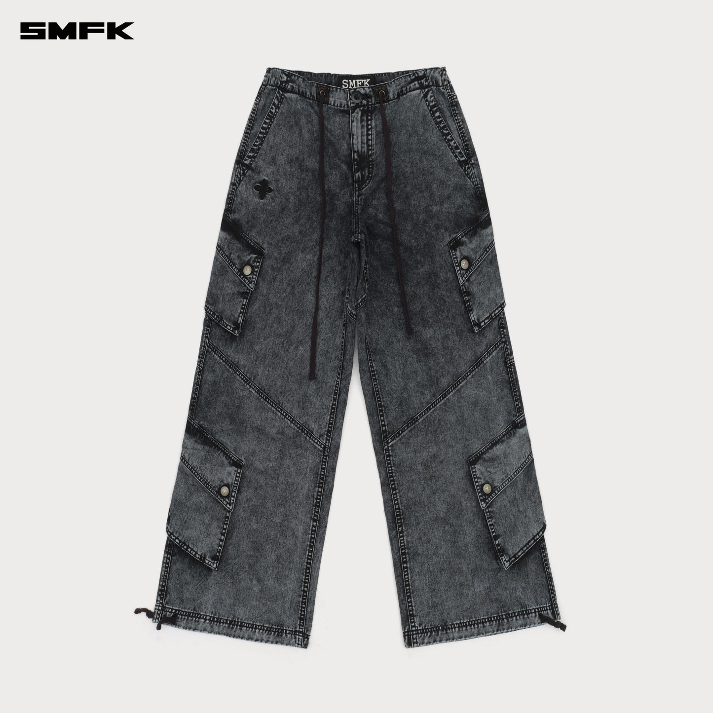 FUTURE MIRAGE Classic Parachute Pants Stormy Gray