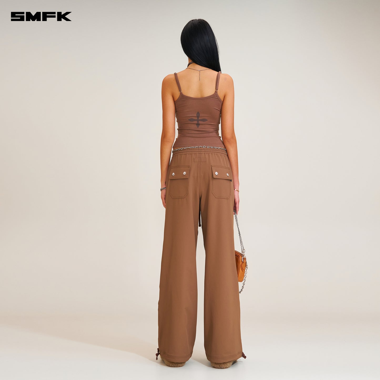 COMPASS MODE TOWER HIKE-TECH Sports Pants Wild Horse Brown
