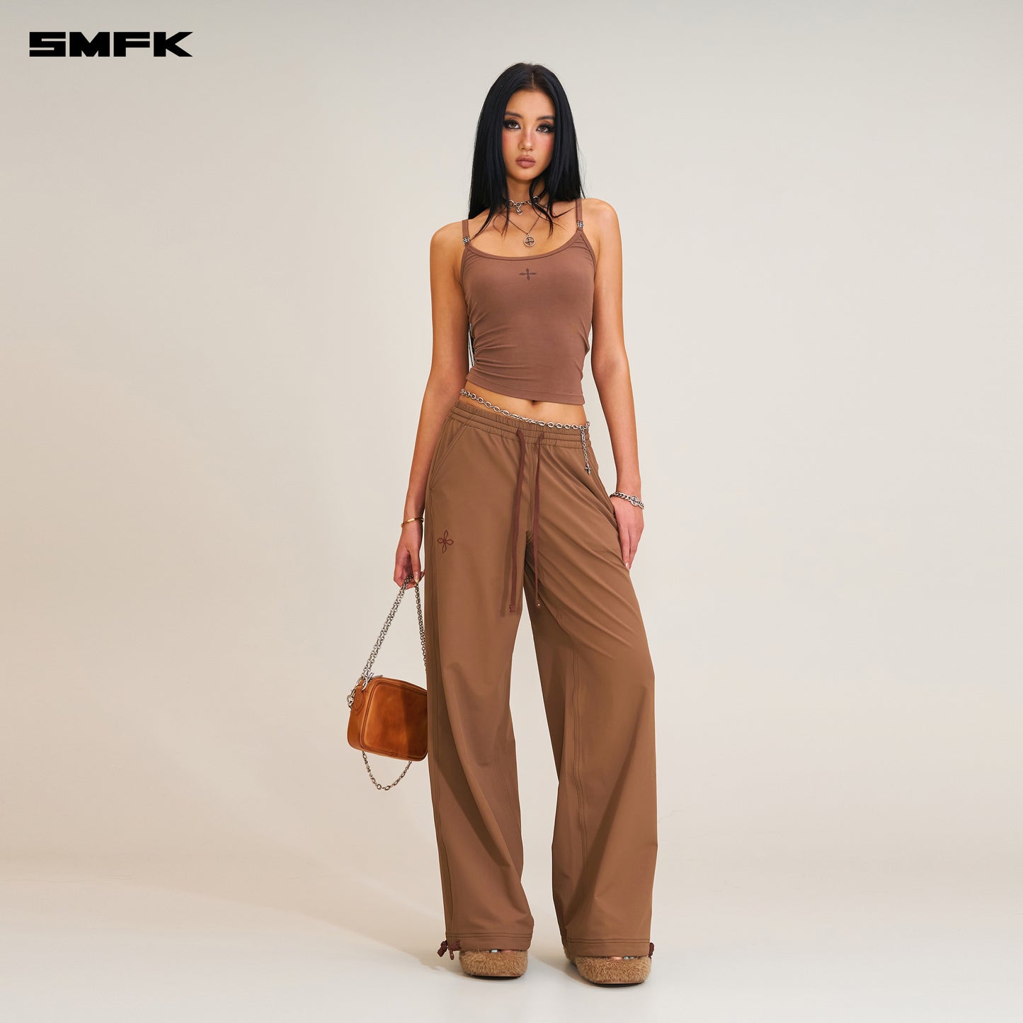 COMPASS MODE TOWER HIKE-TECH Sports Pants Wild Horse Brown