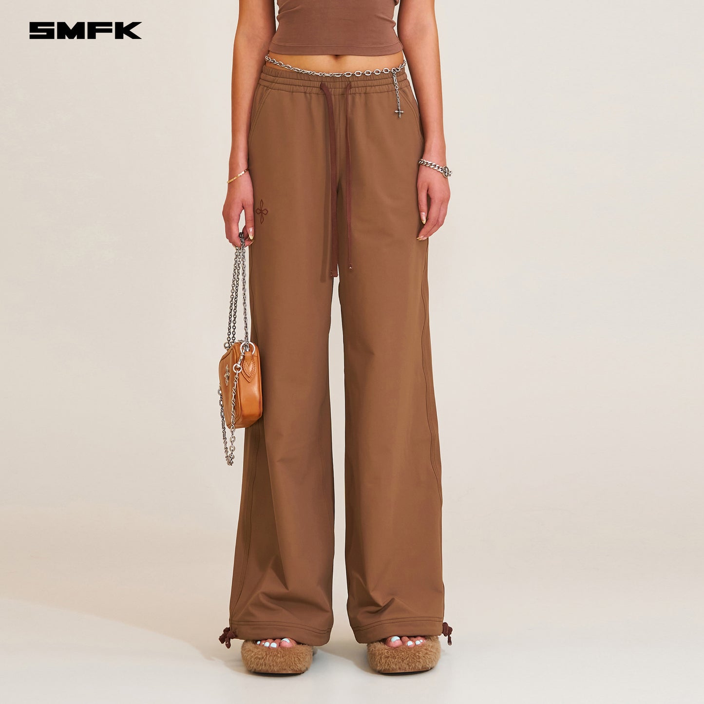 COMPASS MODE TOWER HIKE-TECH Sports Pants Wild Horse Brown