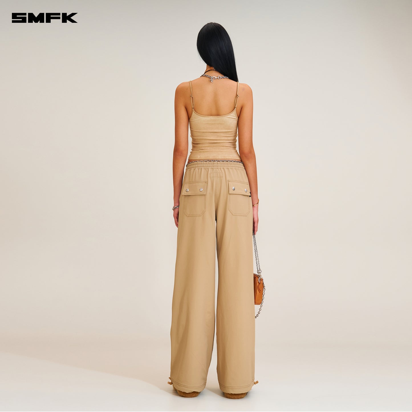 COMPASS MODE TOWER HIKE-TECH Sports Pants Sandy Khaki